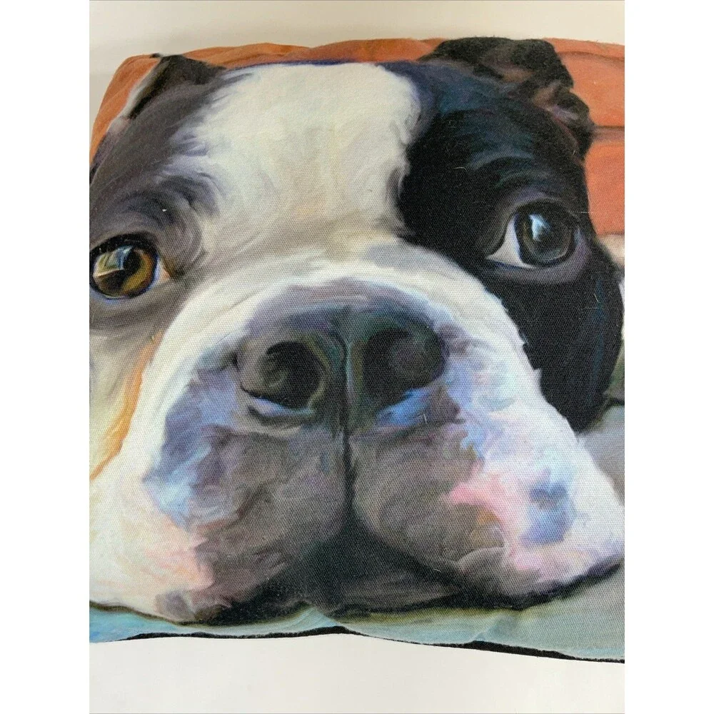 2 Boston Terrior Throw Pillows Robert McClintock Patrick O'Brien 17